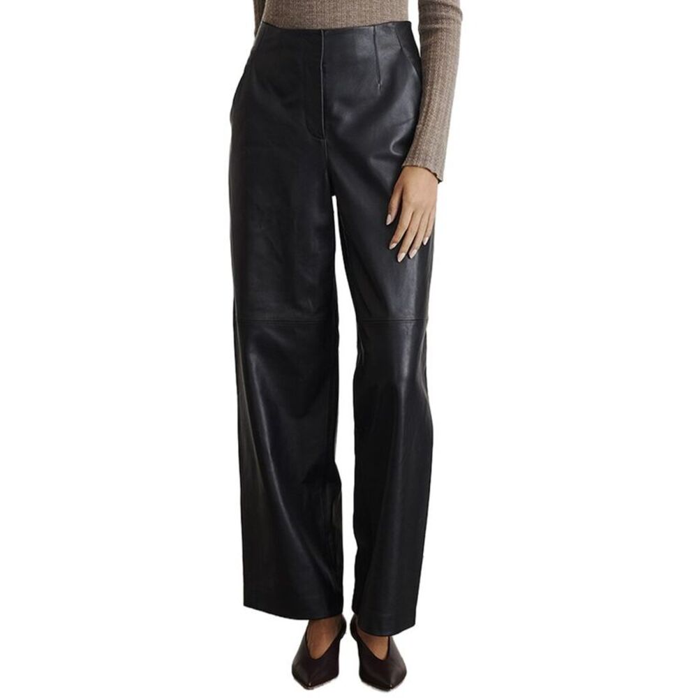 Tanya Taylor Womens Jackson Leather Pant
